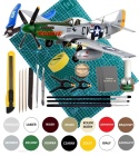 Model samolotu do sklejania P-51D Mustang Revell skala 1:72 04148