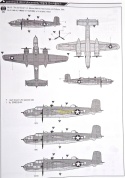 Model samolotu do sklejania USMC PBJ-1D B-25 Mitchell Academy Skala 1:48