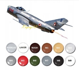 Model samolot Mig-17 Lim 5-P polskie malowanie Plastyk skala 1:72 S 029