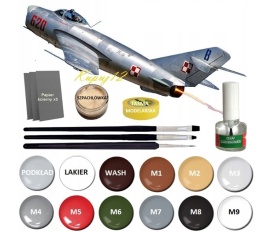 Model samolot Mig-17 Lim 5-P polskie malowanie Plastyk skala 1:72 S 029
