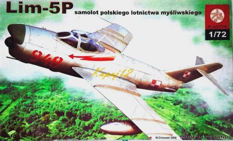 Model samolot Mig-17 Lim 5-P polskie malowanie Plastyk skala 1:72 S 029