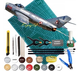 Model samolot Mig-17 Lim 5-P polskie malowanie Plastyk skala 1:72 S 029