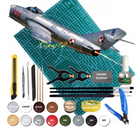 Model samolot Mig-17 Lim 5-P polskie malowanie Plastyk skala 1:72 S 029