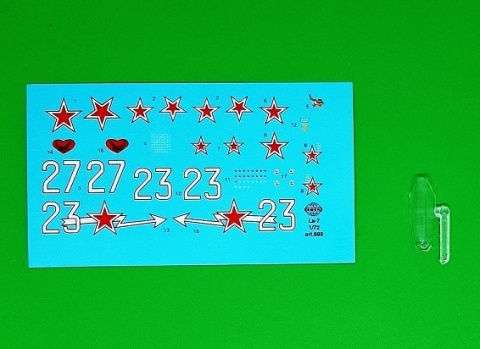 Model samolotu LAVOĆKIN LA-7 + podkład, lakier, wash, farby