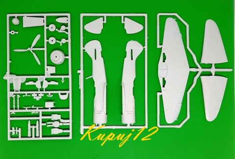 Model samolotu LAVOĆKIN LA-7 + podkład, lakier, wash, farby