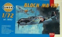 Model francuskiego samolotu myśliwskiego Bloch MB 152 Smer skala 1:72 0840