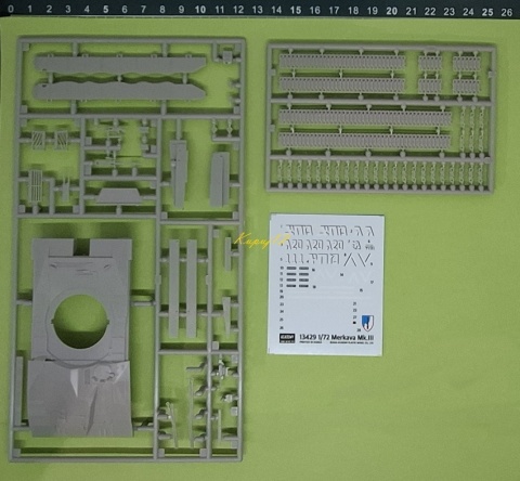 Model czołgu do sklejania Merkava Mk.III Academy Skala 1:72 13429