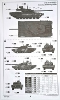 Model rosyjskiego czołgu T-14 Armata MBT Trumpeter skala 1:72 07181