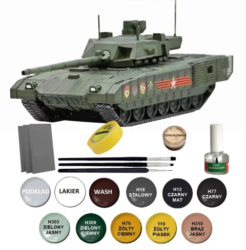 Model rosyjskiego czołgu T-14 Armata MBT Trumpeter skala 1:72 07181