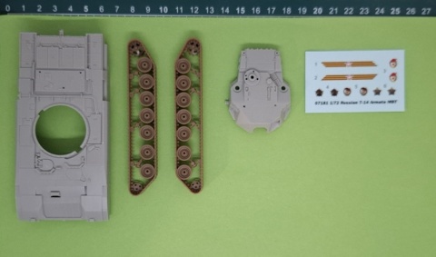 Model rosyjskiego czołgu T-14 Armata MBT Trumpeter skala 1:72 07181