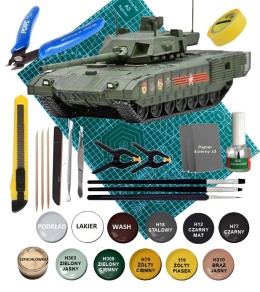 Model rosyjskiego czołgu T-14 Armata MBT Trumpeter skala 1:72 07181