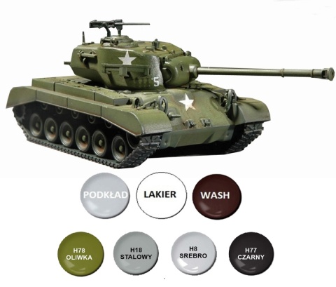 Model ciężki czołg US M26A1 Pershing Trumpeter Skala 1:72 07286