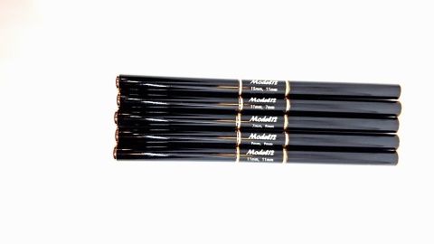 Pędzelek Dwustronny 5 sztuk do Stylizacji Zdobień paznokci, Żelu, Akrylu + stojak