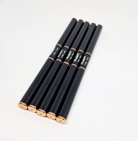 Pędzelek Dwustronny 5 sztuk do Stylizacji Zdobień paznokci, Żelu, Akrylu + stojak