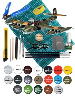 Plastikowy model samolotu A-37B Vietnam War Academy Skala 1:72 12461