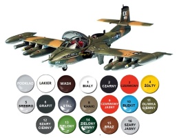 Plastikowy model samolotu A-37B Vietnam War Academy Skala 1:72 12461
