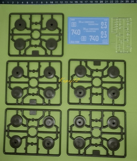 MODEL radzieckiego niszczyciela czołgów SU-100 Zvezda skala 1:35_3688