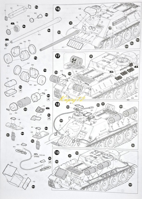 MODEL radzieckiego niszczyciela czołgów SU-100 Zvezda skala 1:35_3688