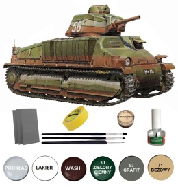 Model francuskiego czołgu Somua S 35 Heller skala 1:72