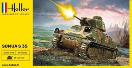 Model francuskiego czołgu Somua S 35 Heller skala 1:72