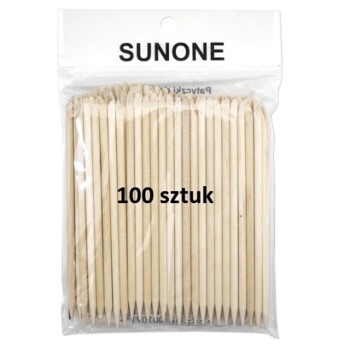 PATYCZKI DREWNIANE DO MANICURE I PEDICURE 100 sztuk