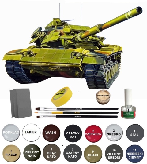 Plastikowy model czołgu USMC M60A1 Rise Academy Skala 1:72 13425