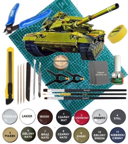 Plastikowy model czołgu USMC M60A1 Rise Academy Skala 1:72 13425