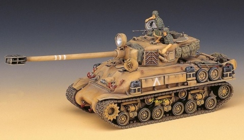 Plastikowy model czołgu M-51 Super Sherman Academy Skala 1:35 13254