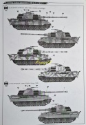 Plastikowy model nimieckiego czołgu King Tiger Henschel Turret Academy Skala 1:72