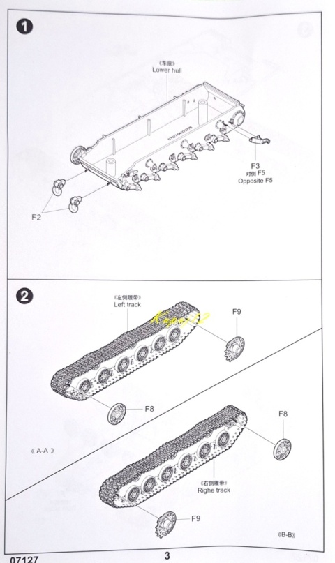 Plastikowy model radzieckiego ciężkiego czołgu KV-85 Trumpter Skala 1:72 07127