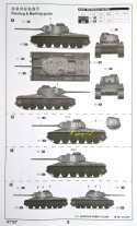 Plastikowy model radzieckiego ciężkiego czołgu KV-85 Trumpter Skala 1:72 07127