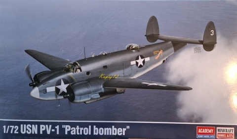 Plastikowy model samolotu USN PV-1 Patrol bomber Academy Skala 1:72 12587