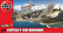 Plastikowy model samolotu Curtiss P-40B Warhawk Airfix Skala 1:72