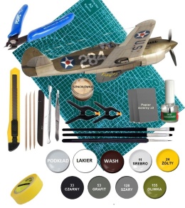 Plastikowy model samolotu Curtiss P-40B Warhawk Airfix Skala 1:72