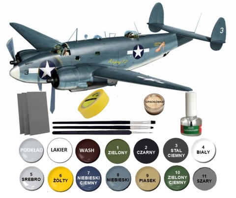 Plastikowy model samolotu USN PV-1 Patrol bomber Academy Skala 1:72 12587