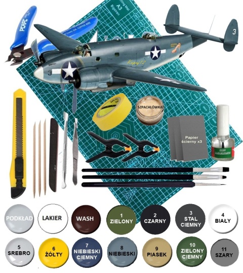 Plastikowy model samolotu USN PV-1 Patrol bomber Academy Skala 1:72 12587