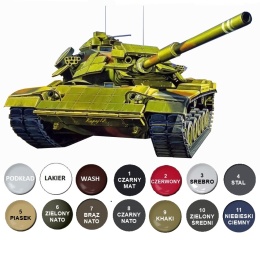 Plastikowy model czołgu USMC M60A1 Rise Academy Skala 1:72 13425