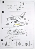 MODEL samolotu do sklejania Mig-21MF 5 wersji malowania Smer skala 1:72 0924