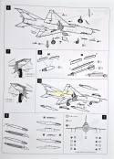MODEL samolotu do sklejania Mig-21MF 5 wersji malowania Smer skala 1:72 0924