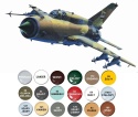 MODEL samolotu do sklejania Mig-21MF 5 wersji malowania Smer skala 1:72 0924
