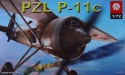 MODEL samolotu do sklejania PZL P-11c Zestaw: podkład, farby modelarskie, lakier, wash do zabrudzeń