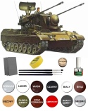 Model niemieckiego czołgu przeciwlotniczego Flakpanzer Gepard Tamiya Skala 1:35 35099