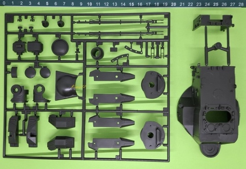 Model niemieckiego czołgu przeciwlotniczego Flakpanzer Gepard Tamiya Skala 1:35 35099