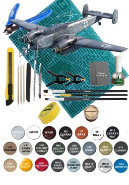 Model samolot do sklejania Messerschmitt Bf 110 G-4 Eduard Skala 1:48 8405