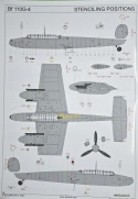 Model samolot do sklejania Messerschmitt Bf 110 G-4 Eduard Skala 1:48 8405