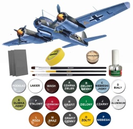 Model samolotu do sklejania Junkers Ju88 A-1 Battle of Britan Revel skala 1:72 _04972