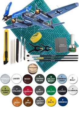 Model samolotu do sklejania Junkers Ju88 A-1 Battle of Britan Revel skala 1:72 _04972