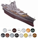 Okręt, japoński pancernik Yamato Full Hull skala 1:700 451510