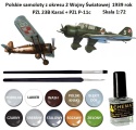 2 modele Polskich Samolotów z II Wojny światowej PZL 23B KARAŚ + P-11c