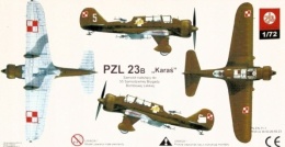 2 modele Polskich Samolotów z II Wojny światowej PZL 23B KARAŚ + P-11c